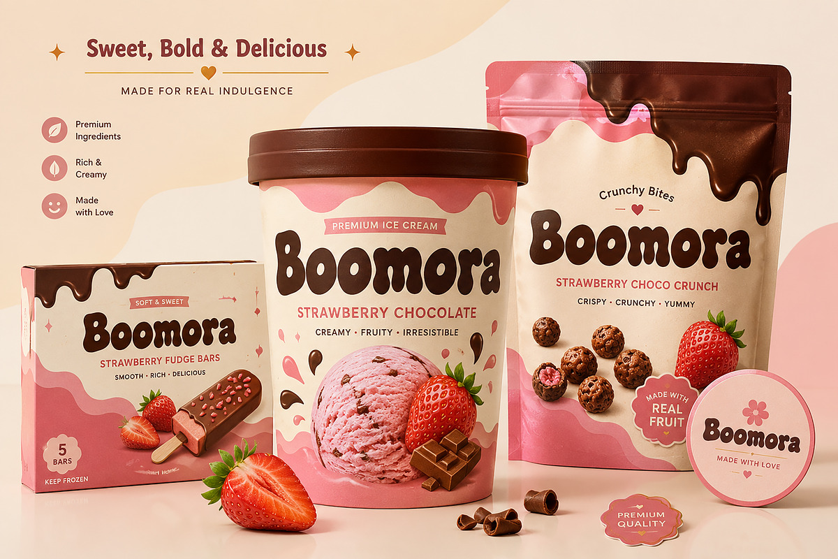 Boomora – Retro Bubble Display Font, a Slab Serif Font by Wow Magic (Photo 4 of 5)