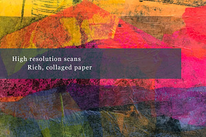 Mixed Media Papers:Colorful Textures