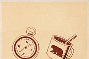 Vintage camping icons, an Object Illustration by Bromz Studio (Thumbnail 3 of 6)