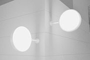 Round Sign Mockup, an Advertising Mockup by Qaleb Studio (Thumbnail 2 of 2)