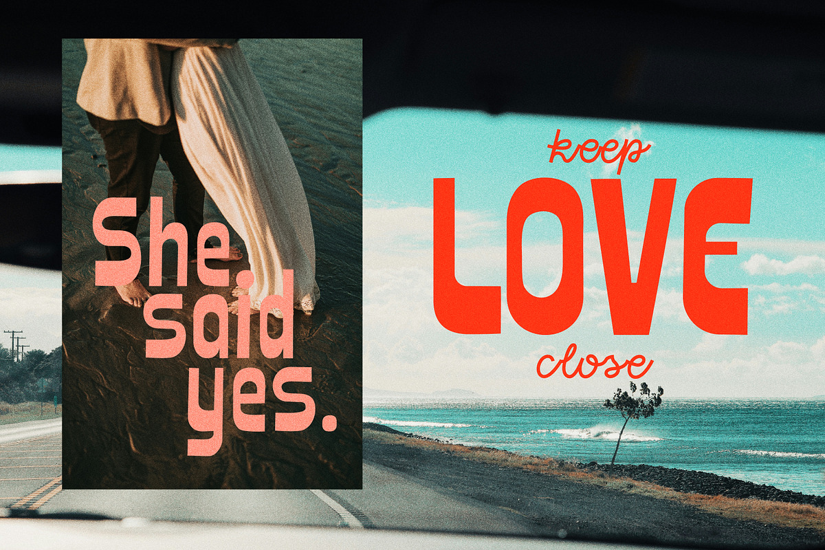 Malibu Nostalgic Mid-Century Sans, a Sans Serif Font by Struvictory.art (Photo 8 of 9)