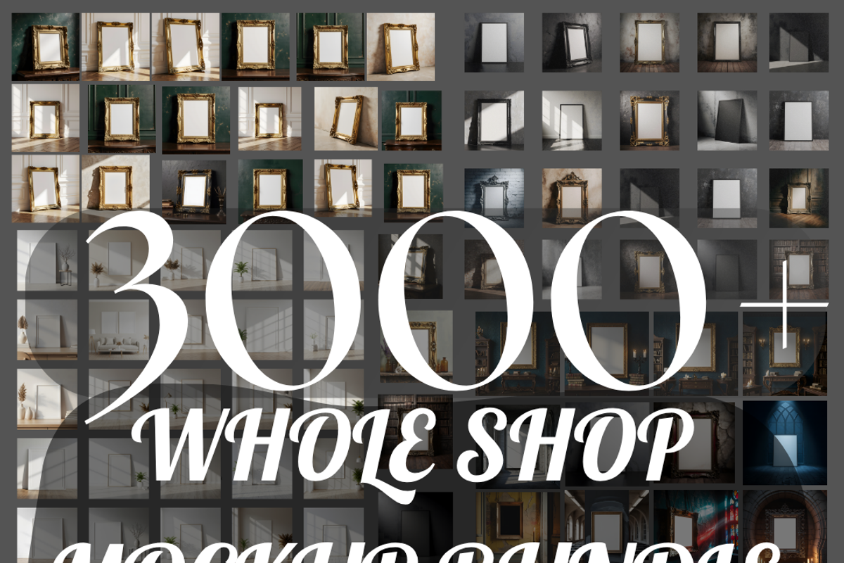 3000+ Lifetime Frame Mockup Bundle, a Mockup by StormDigitalArt (Photo 4 of 9)