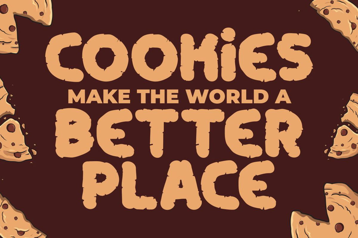Crunchy Cookies - Bold Quirky Displa, a Script Font by PutraCetol Studio (Photo 8 of 11)