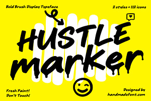 Hustle Marker Font