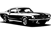 Classic Muscle Car SVG Bundle, an Object Graphic by Creativeshirt (Thumbnail 12 of 13)
