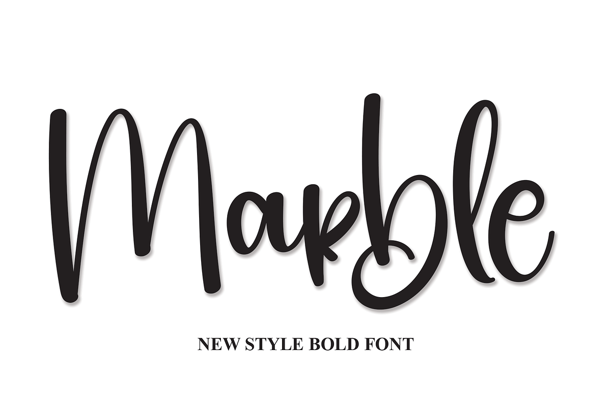 Marble | Script Font, a Script Font by Scratchones (Photo 1 of 8)