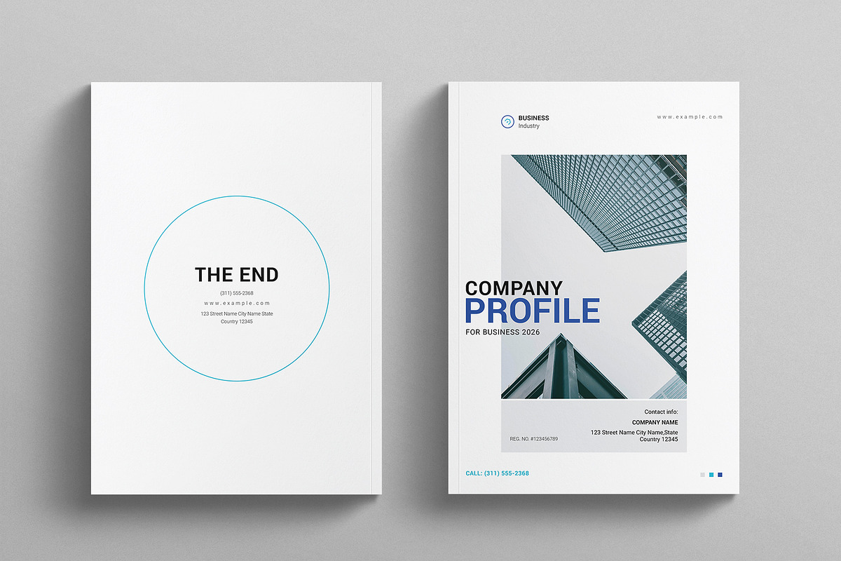 Company Profile Template, a Brochure Template by E-Type (Photo 7 of 7)