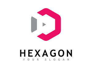 Creative Hexagon logo vector design, a Branding & Logo Template by T.Vooka