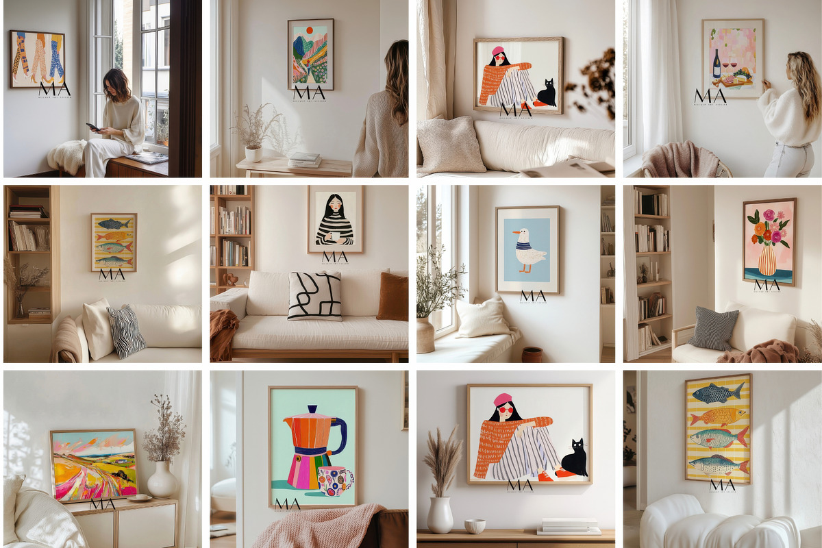 Mega Poster Shop Builder Bundle, a Household Mockup by Mockup Art Atelier (Photo 23 of 61)