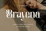 Brayena Elegant Serif Font, a Serif Font by RantautypeStudio (Thumbnail 1 of 19)