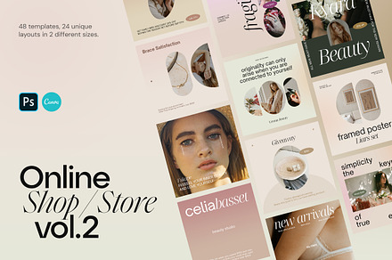 Online Shop Social Media Template v2