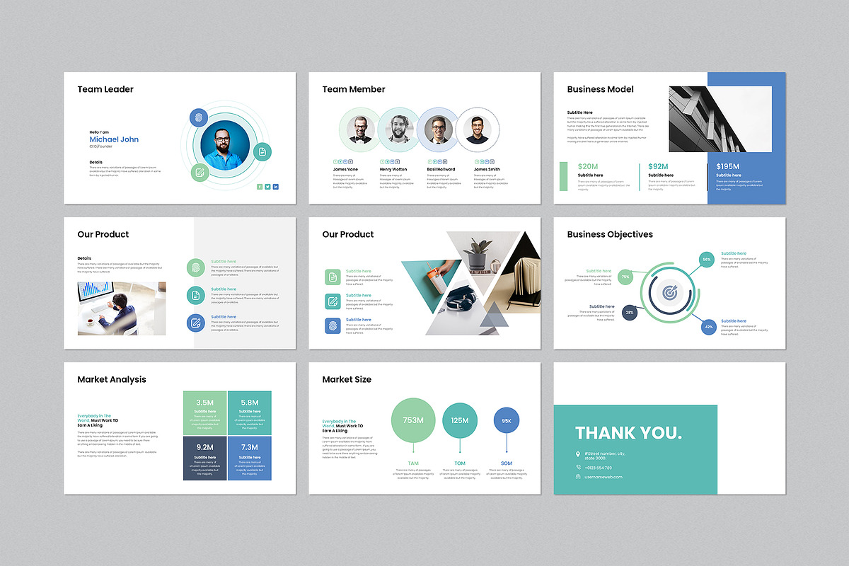 Business Pitch-Deck Keynote Template preview 6