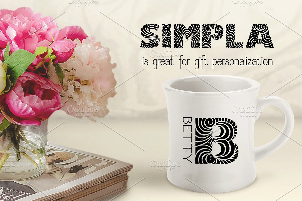 Simpla Font preview 7