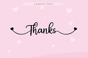 Lovesty | Lovely Calligraphy Font, a Script Font by Rissyletter Studio (Thumbnail 9 of 9)