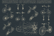 Bicycles drawings Set, an Illustration by Blacklight (Thumbnail 3 of 8)