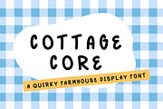 Cottage Core, a Sans Serif Font by Sunkissed Minimalist (Thumbnail 1 of 4)