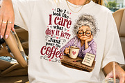 Just Pour The Coffee Sublimation, a Seasonal Illustration by Rose Art (Thumbnail 2 of 4)