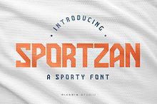 Sportzan - A Sporty Display Font