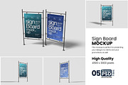 Minimalist Signboard Mockup, an Advertising Mockup by bimockup (Thumbnail 1 of 6)