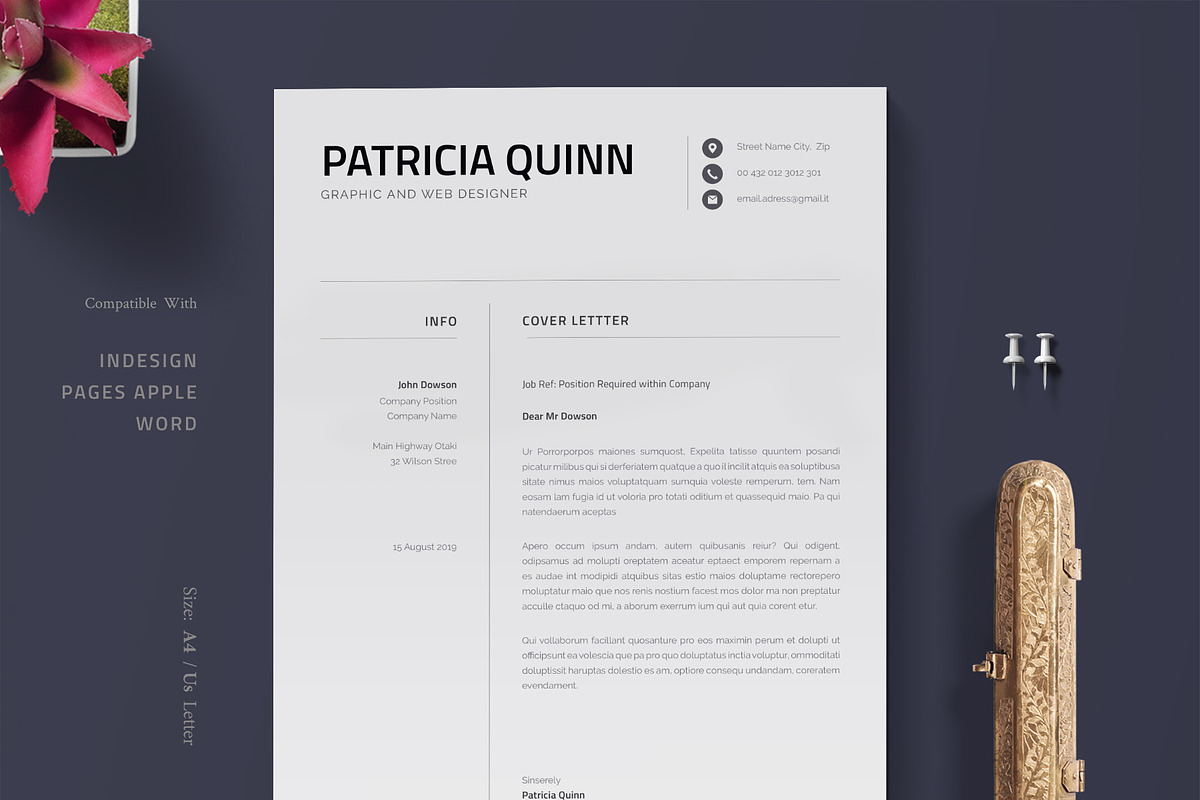 Resume Template, a Resume Template by Astut (Photo 4 of 6)