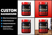 1lb Whey Protein Jar Mockup A1-Pro, a Packaging Mockup by Design Warlord (Thumbnail 11 of 16)