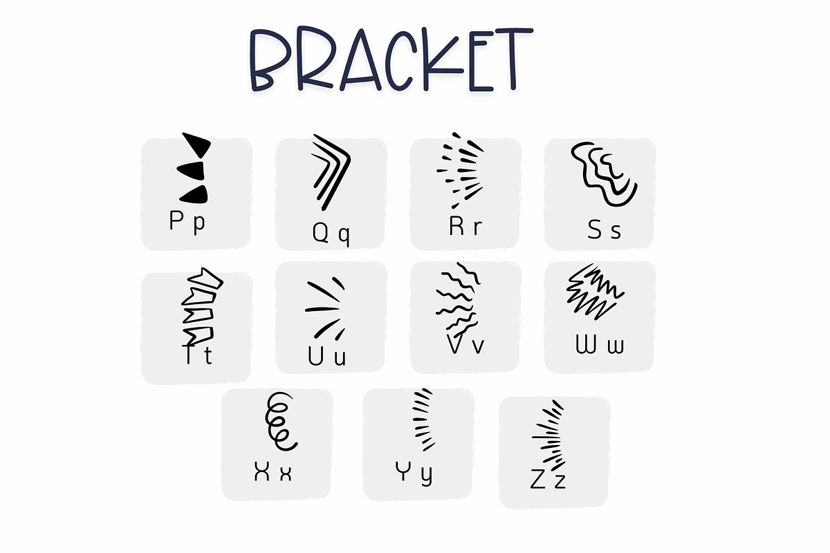 Bracket| Symbols Fonts, a Symbol Font by Sirinart (Photo 3 of 6)