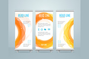 Roll Up Banner Stand Design Template, an Illustration by Vector and Templates (Thumbnail 2 of 2)