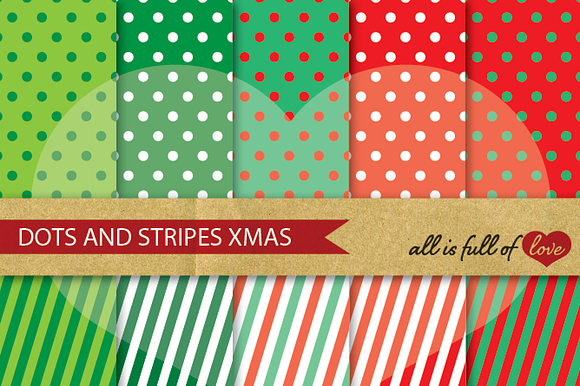 Red Green Christmas Paper Background preview 2