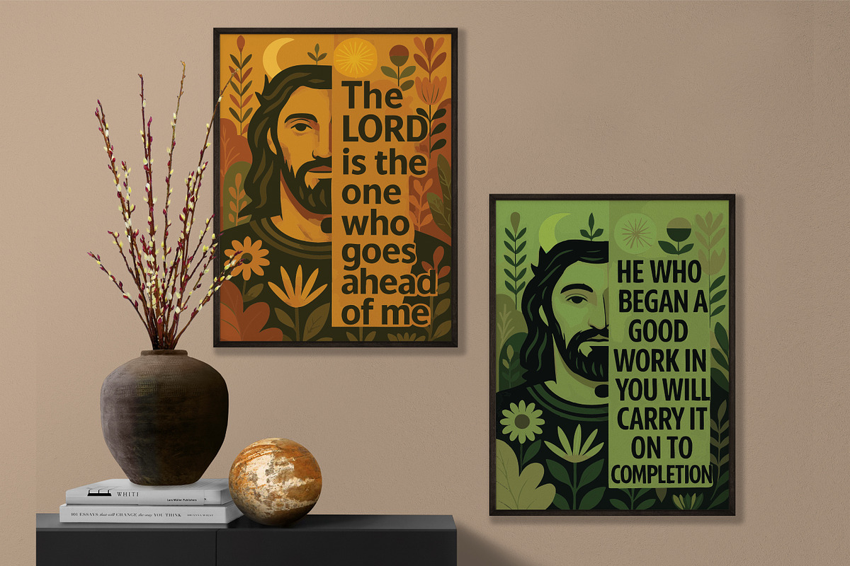 Jesus Bible Art Collages-Posters, a Person Illustration by Blynn Pippen (Photo 17 of 21)