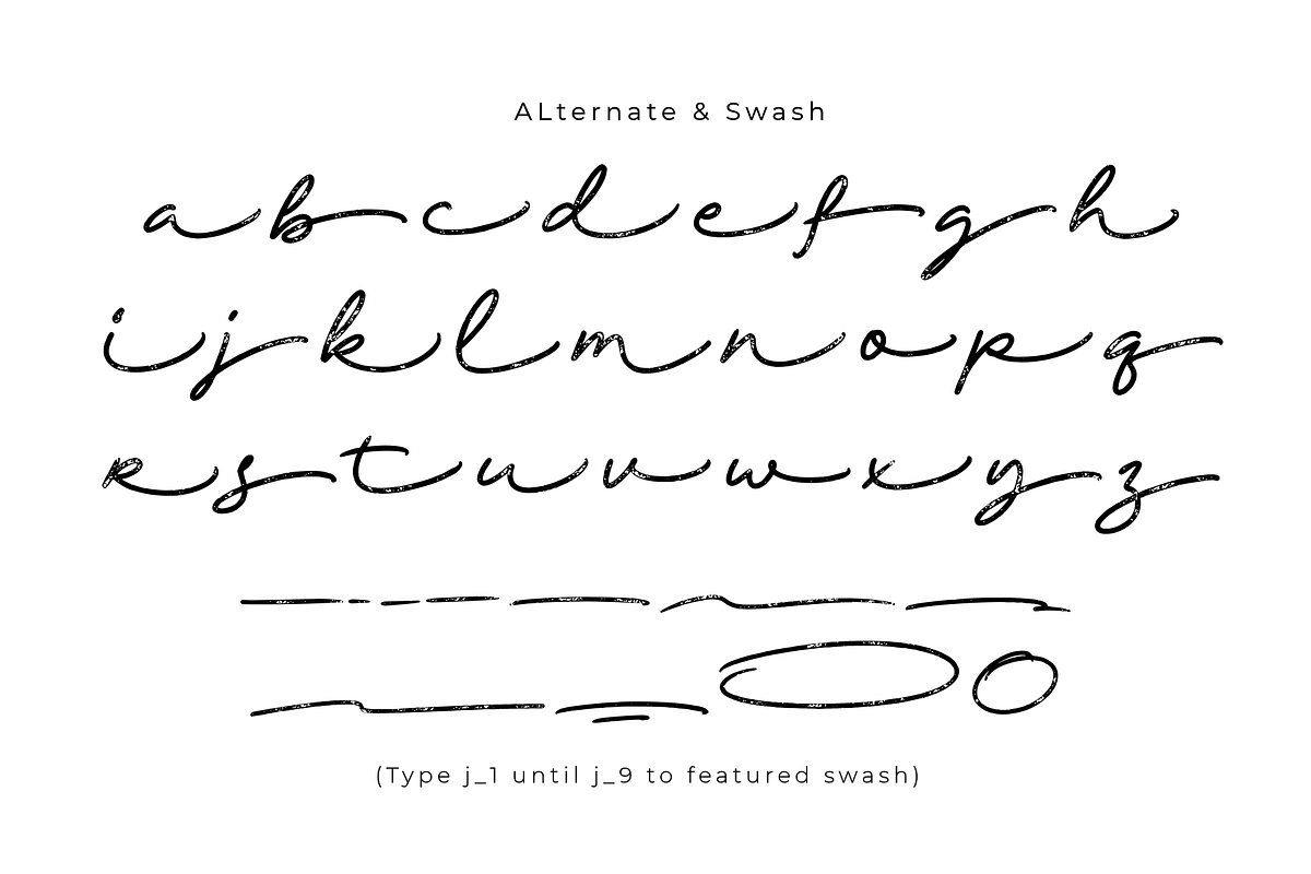 Daily Montana - A Handwritten Font, a Handwritten Font by Ainun Jinan (Photo 8 of 9)