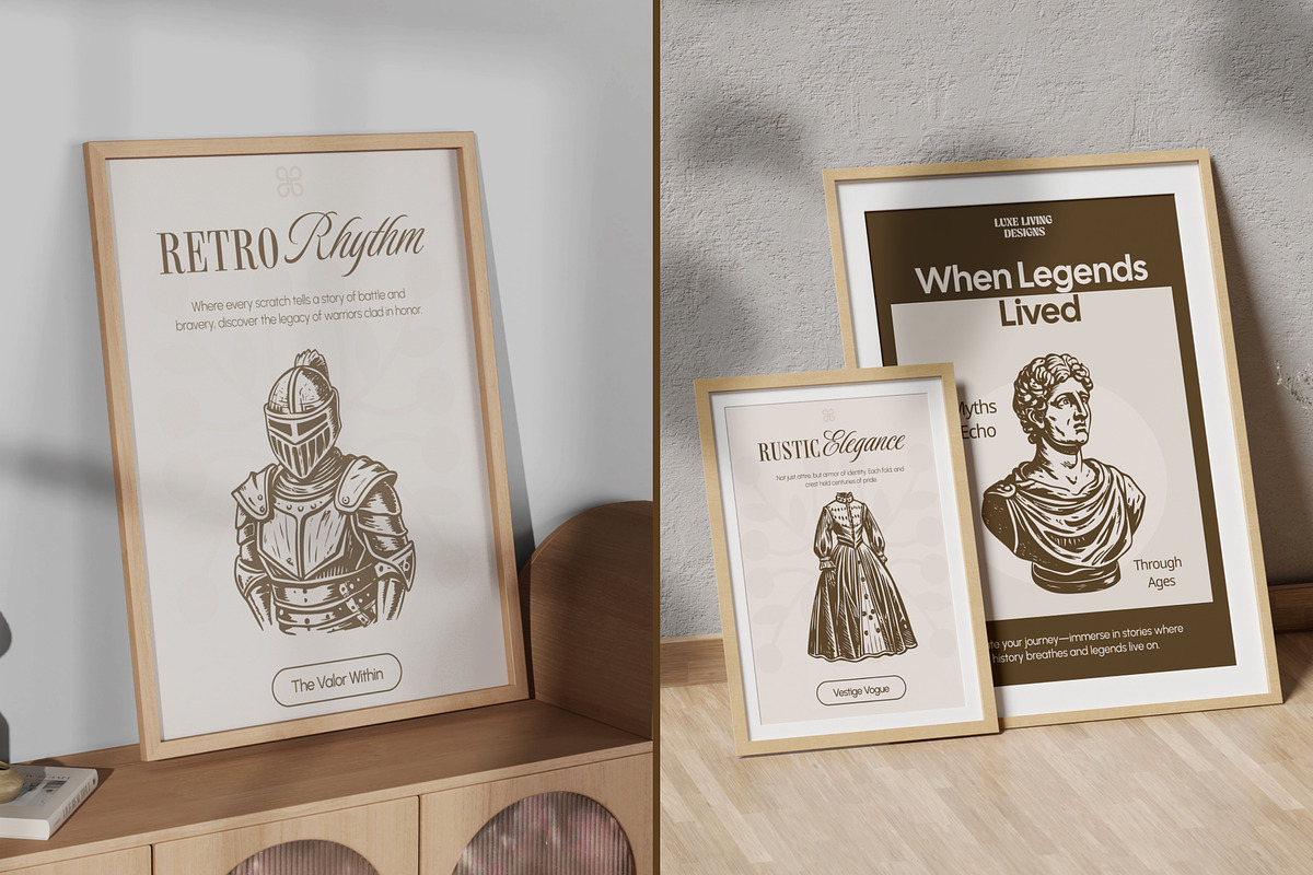 Vintage History Art Illustration Set, an Education Illustration by Prosymbols (Photo 3 of 8)