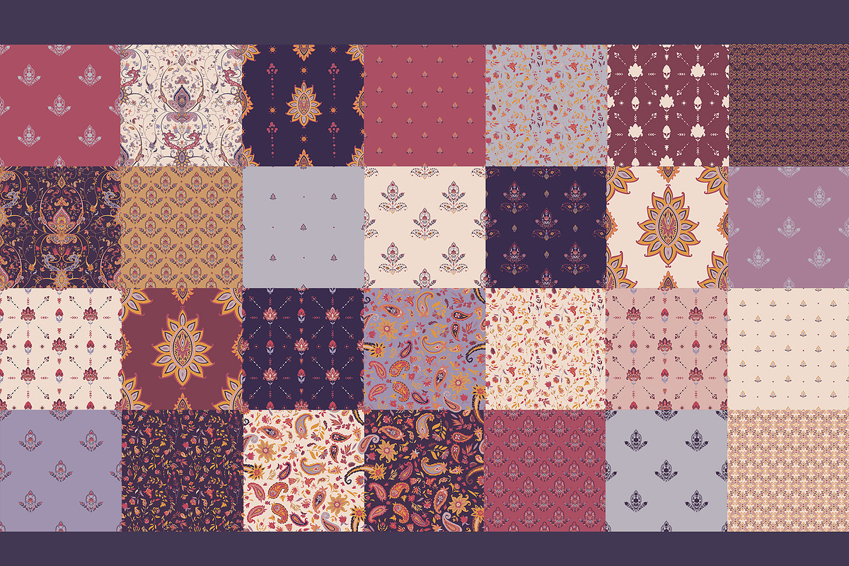 Majestic Paisley Symphony, a Pattern Graphic by Sonulkaster (Photo 3 of 12)