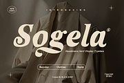 Sogela, a Serif Font by Black Junst (Thumbnail 1 of 10)