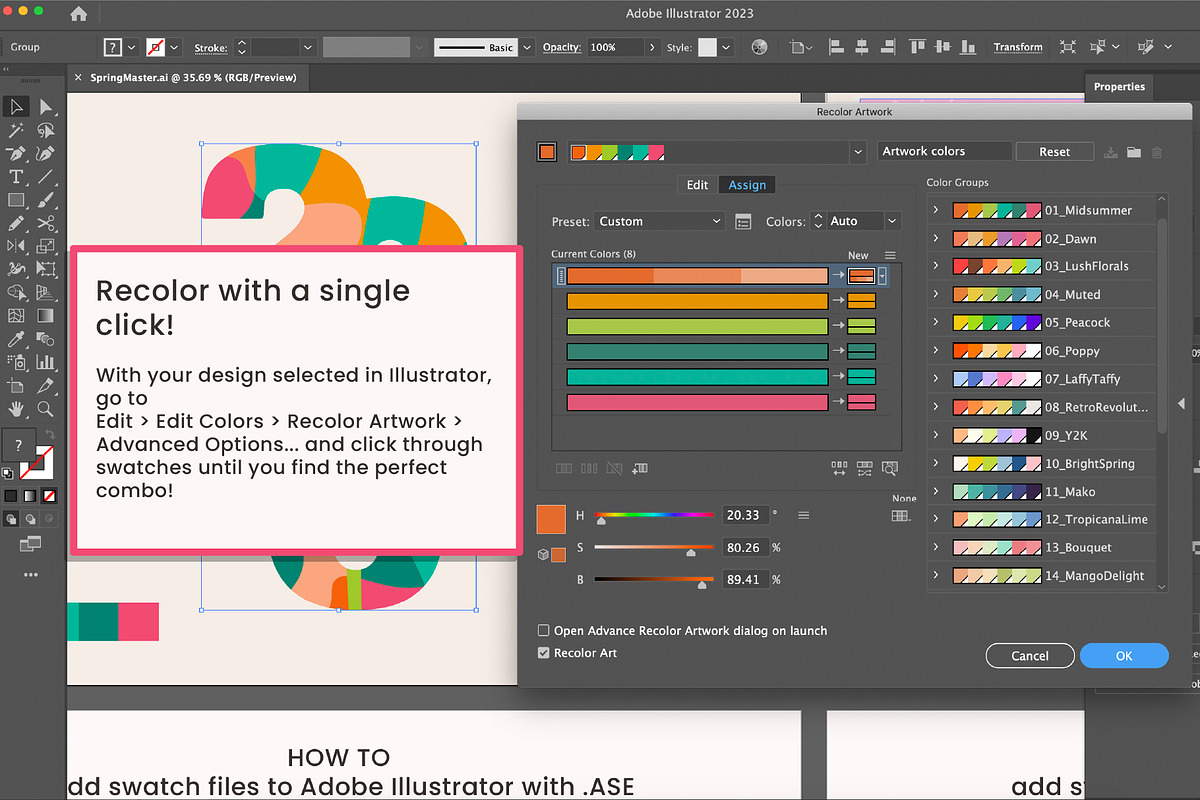Spring Color Palettes, a Palette Add-On by Ellen Carty Design (Photo 14 of 18)