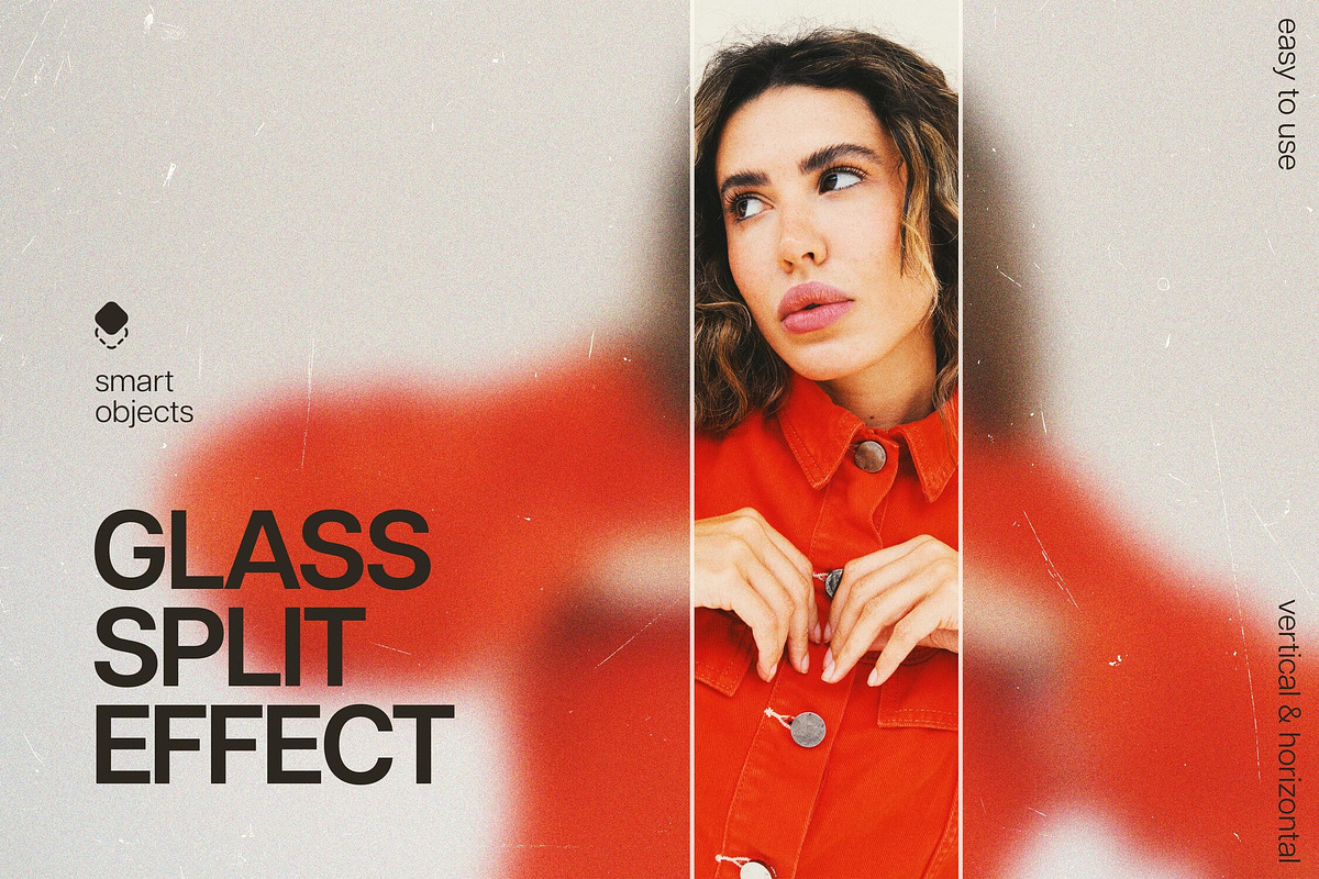 Glass Split Photo Effect, a Layer Style Add-On by Design Squad