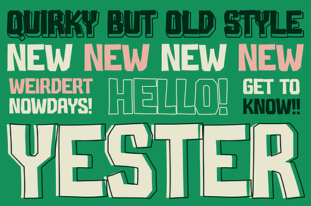 Yester, a Sans Serif Font by Pinisi ART