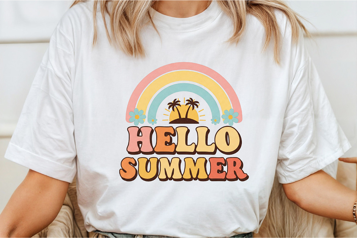 Summer Retro Sublimation Bundle, an Illustration by Libby Wishes (Photo 3 of 13)