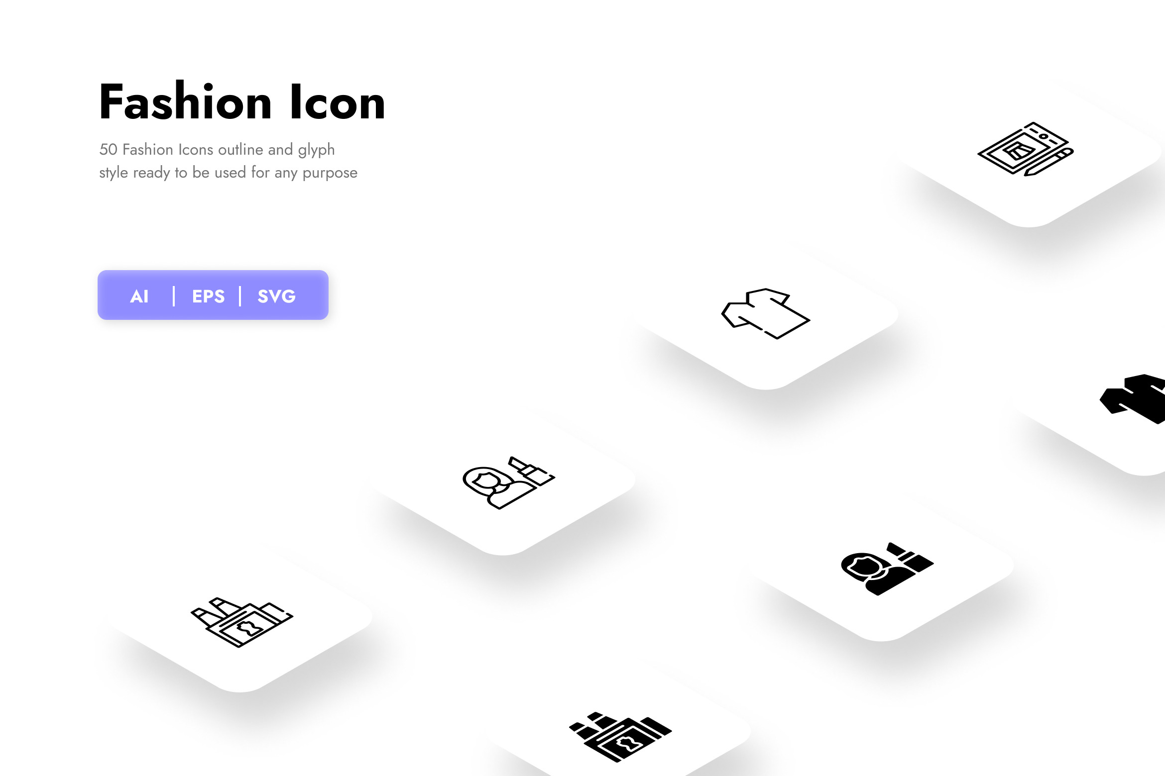 Fashion Icons by Hacastudio  Creative Market