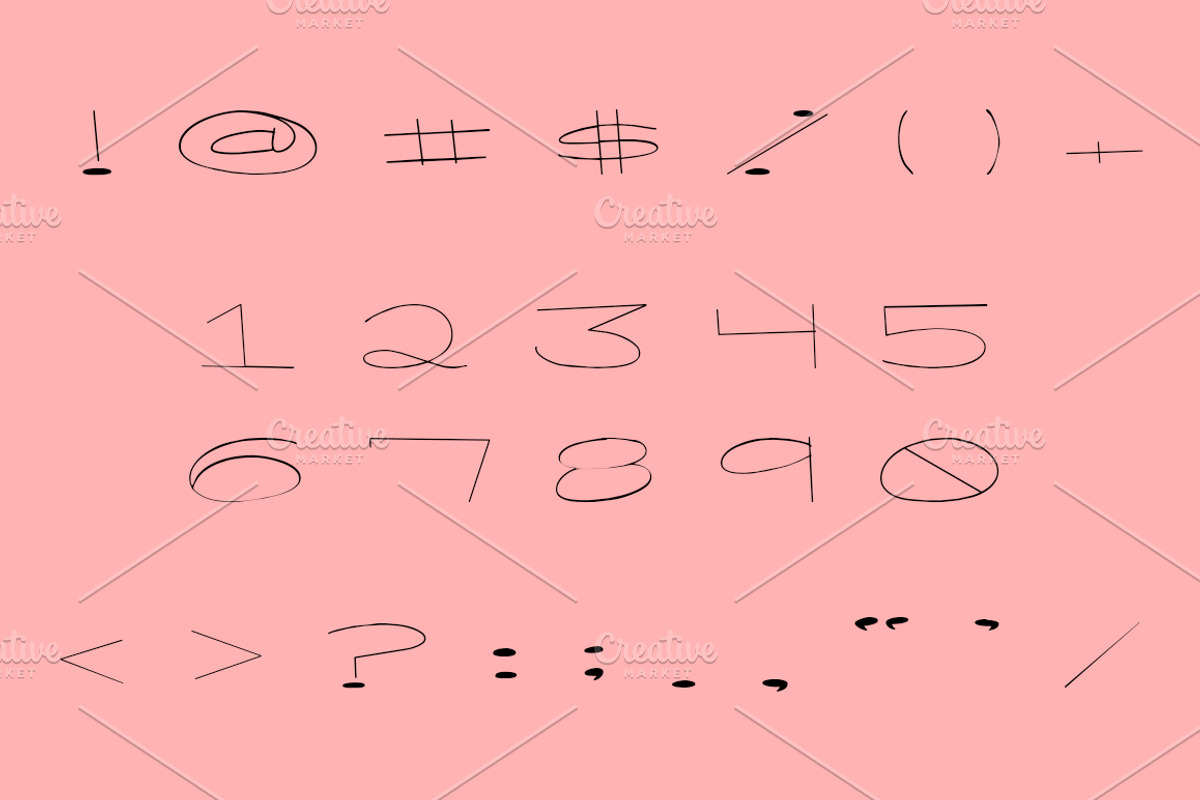 ROWE Skinny Hand Lettered Font preview 5