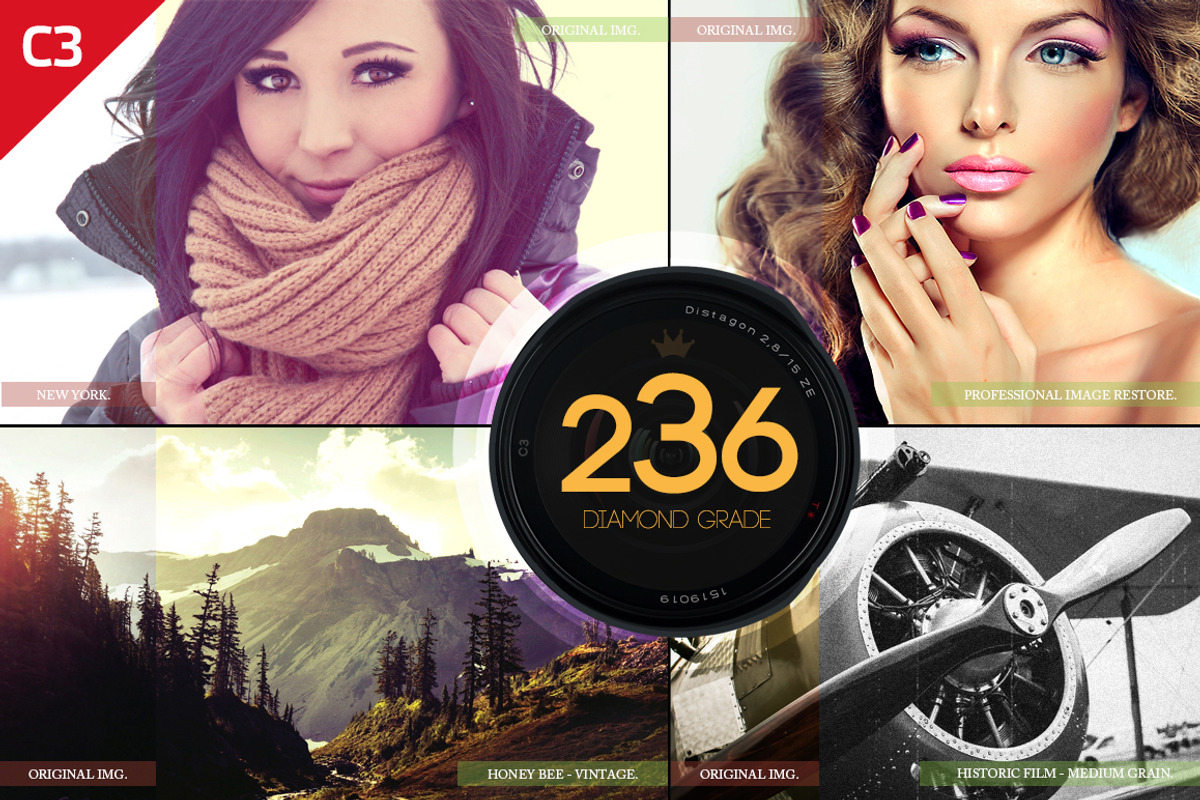 236 Diamond Grade Photoshop Actions, an Action Add-On by Premium Adobe Add-Ons (Photo 1 of 5)