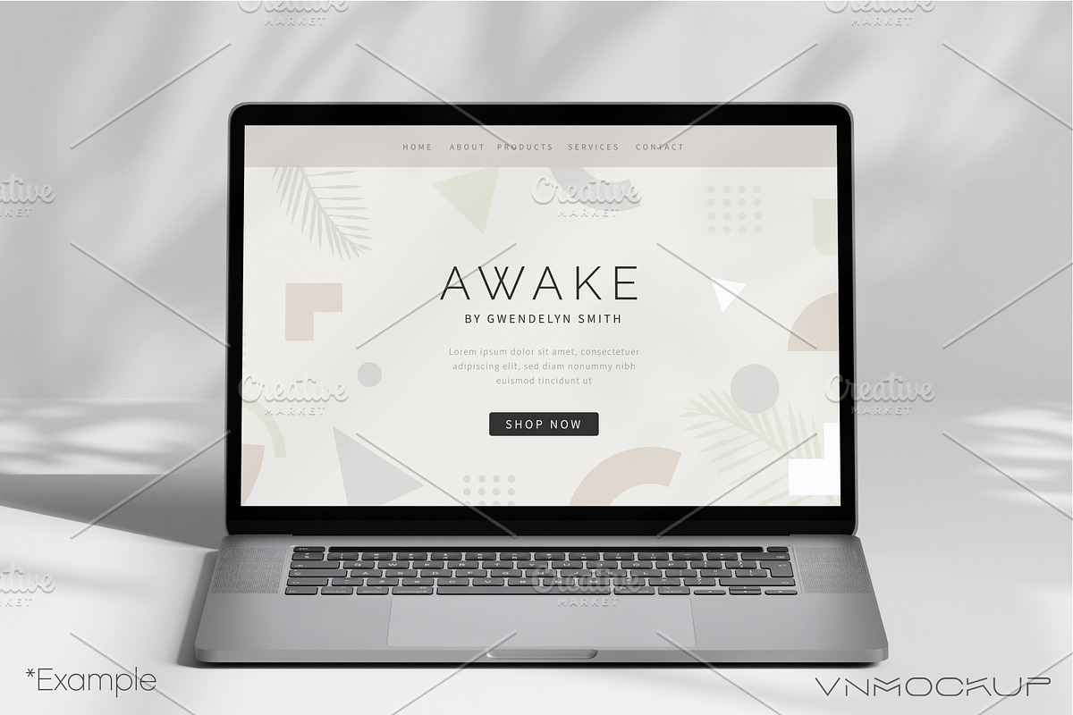 Laptop Bundle - 20 Mockups, a Device Mockup by VNmockup (Photo 4 of 8)