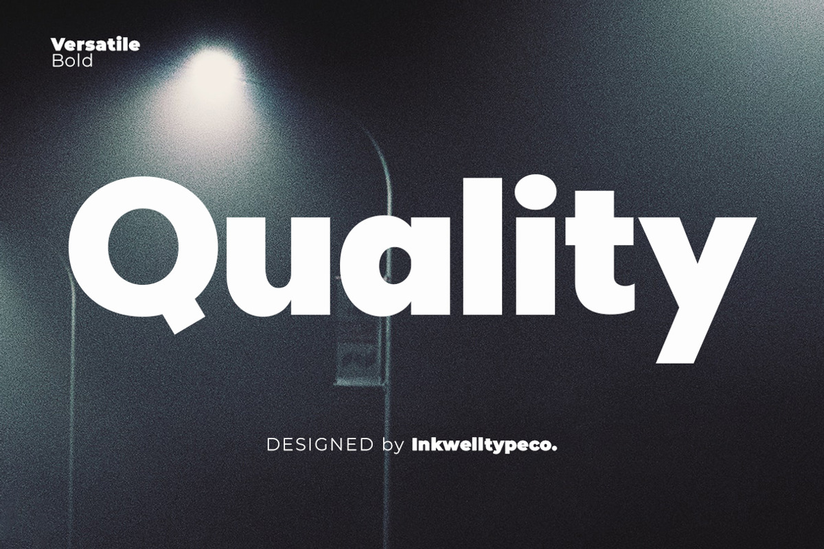 VERSATILE | Geometric Family, a Sans Serif Font by InkwellTypeCo (Photo 14 of 19)