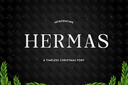 Hermas – Christmas Font, a Serif Font by Yukita Creative (Thumbnail 1 of 8)