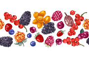 Fresh berries, a Food Illustration by handsketched (Thumbnail 8 of 21)