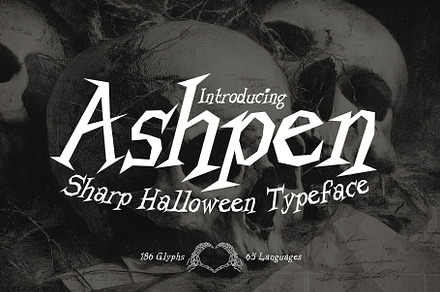Ashpen - Sharp Halloween Serif