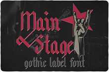 Main Stage typeface