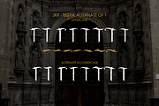 BESTIA, a Blackletter Font by jakejarkor (Thumbnail 3 of 6)