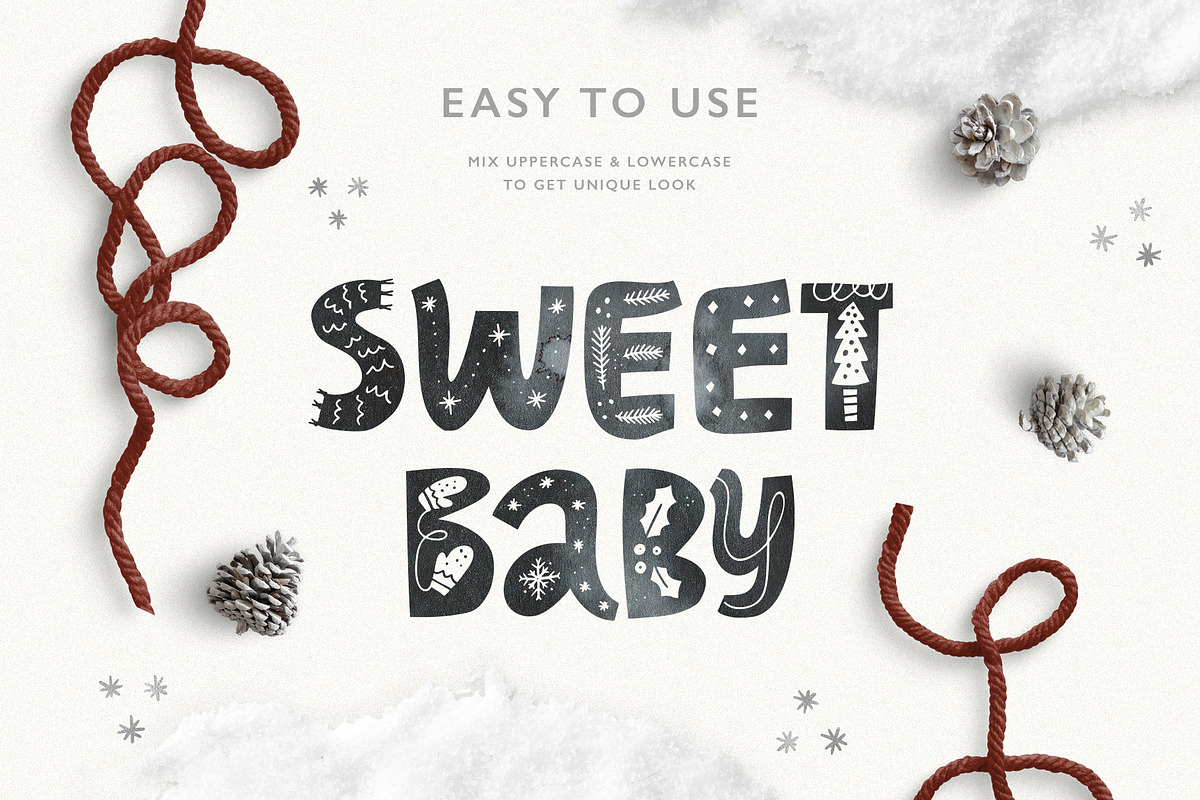 Nordic Christmas - scandinavian font preview 4