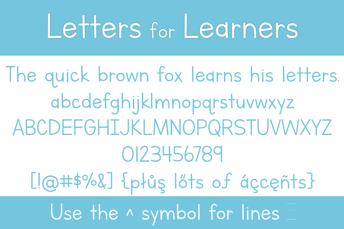 Letters for Learners, a Script Font by Brittney Murphy Design