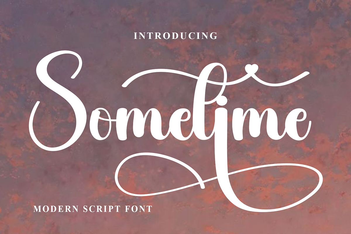 Sometime, a Handwritten Font by FreshTypeINK (Photo 1 of 8)